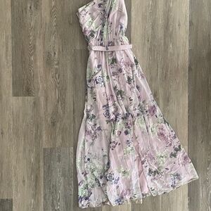Floral Lavender Maxi Dress